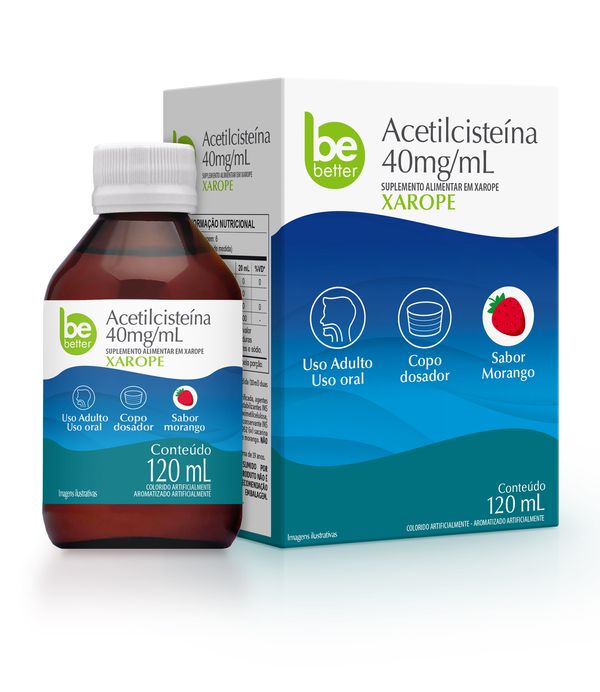 Acetilcisteína Be Better Xarope 120ml